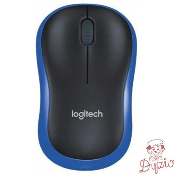 Mysz bezprzewodowa LOGITECH optyczna M185 niebieska 910-002239