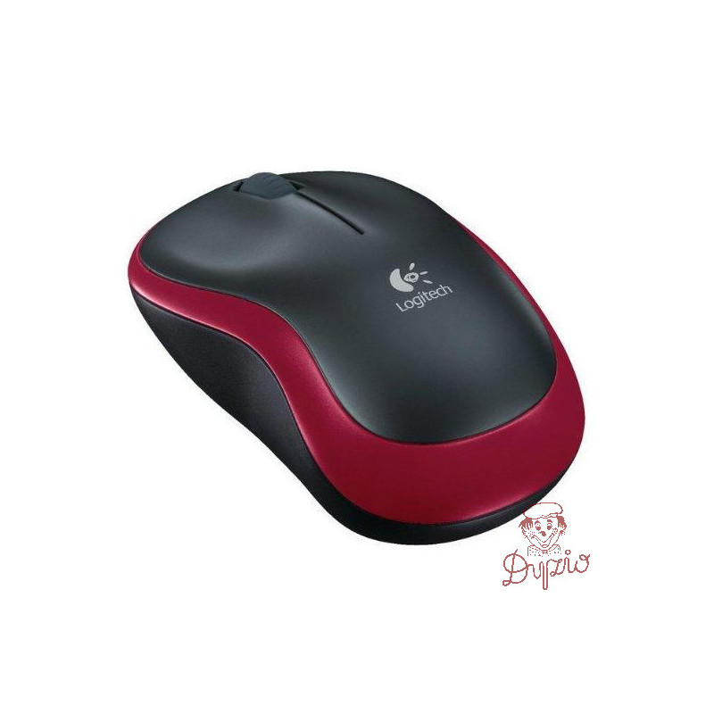 Mysz bezprzewodowa LOGITECH optyczna M185 czerwona 910-002240