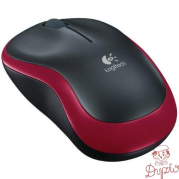 Mysz bezprzewodowa LOGITECH optyczna M185 czerwona 910-002240