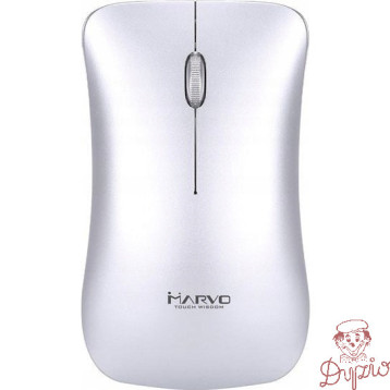 Mysz MARVO DWM102SL optyczna 1200dpi 2,4GHz bezprzewodowa srebrna cicha