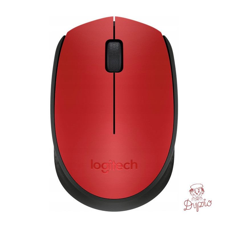 Mysz bezprzewodowa LOGITECH M171 czerwona 910-004641