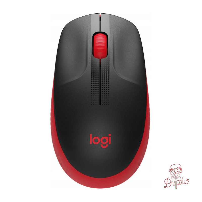 Mysz bezprzewodowa LOGITECH M190 czerwona 910-005908