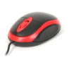 Mysz OMEGA optyczna 1200dpi USB Value Line czarno-czerwona (41646)