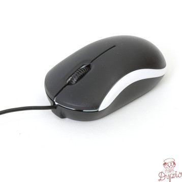 Mysz OMEGA optyczna 3D 1000dpi USB Value Line V2 czarno-biała (43212)