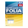 Folia samoprzylepna A4 biała do drukarek laserowych (10ark) 434011 ARGO
