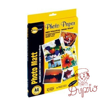 Papier foto YELLOW ONE A4 140g A50 matowy (4M140) 150-1178