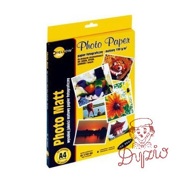 Papier foto YELLOW ONE A4 190g A50 matowy (4M190) 150-1180