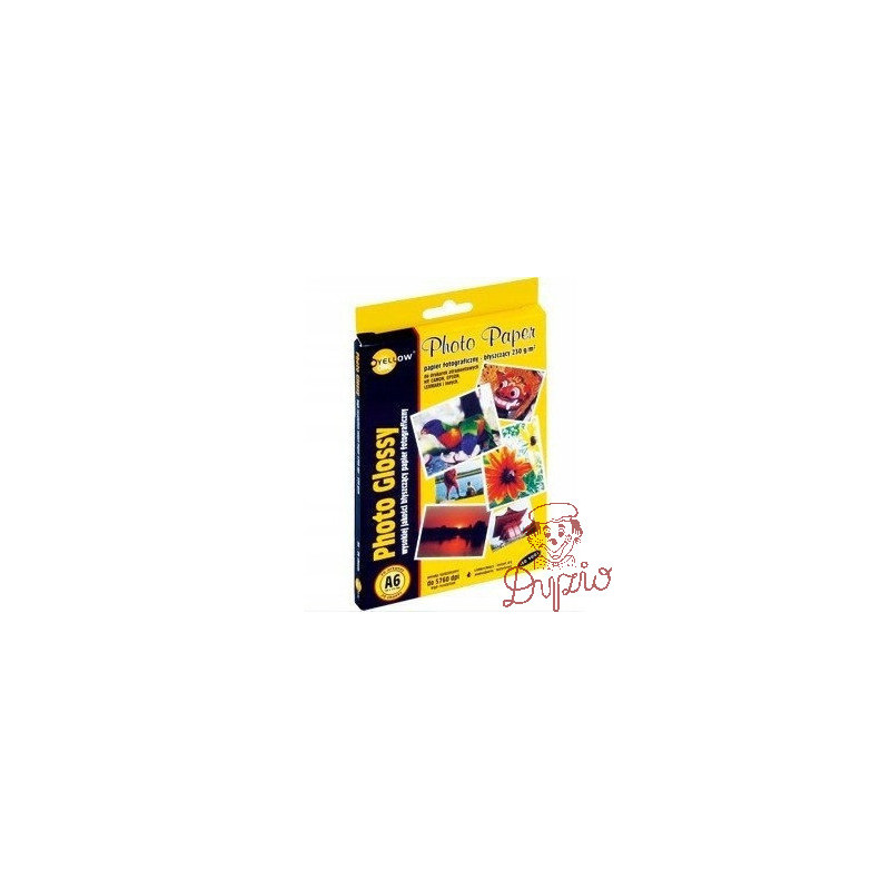 Papier foto YELLOW ONE A6 230g A20 błyszczący (6G230) 150-1182