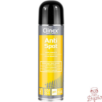 Odplamiacz CLINEX Antispot usuwa resztki kleju, gumę do żucia 250ml (CL77613)