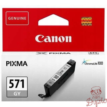 Tusz CANON (CLI-571GY/0389C001) szary 7ml/306str