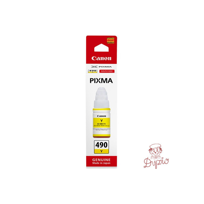 Tusz CANON (GI-490/0666C001) żółty 70ml