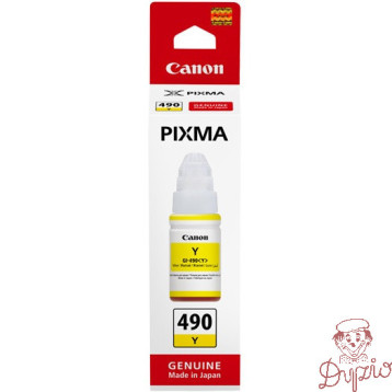 Tusz CANON (GI-490/0666C001) żółty 70ml