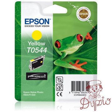 Tusz EPSON (T0544/C13T05444010) żółty 400str Stylus Photo 800/1800