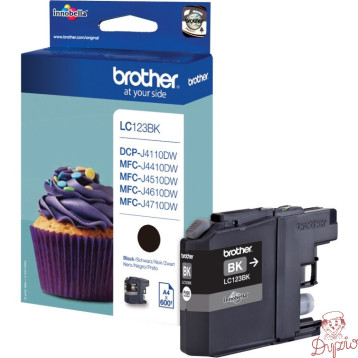 Tusz BROTHER (LC123BK) czarny 600str