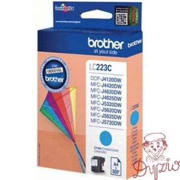 Tusz BROTHER (LC223C) niebieski 550str