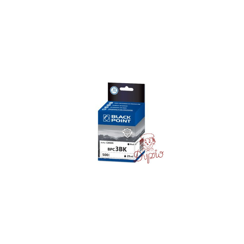 Tusz BLACK POINT (BPC3BK) czarny 29ml zamiennik CANON (BCI-3BK) BJC3000/6000/i550