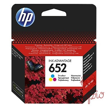 Tusz HP 652 (F6V24AE) kolor 200str 1115/2135/2136/3635/3835/4675