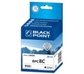 Tusz BLACK POINT (BPC8C) niebieski 1180str zamiennik CANON (CLI-8C/0621B001) IP4200/4300/4500/5200