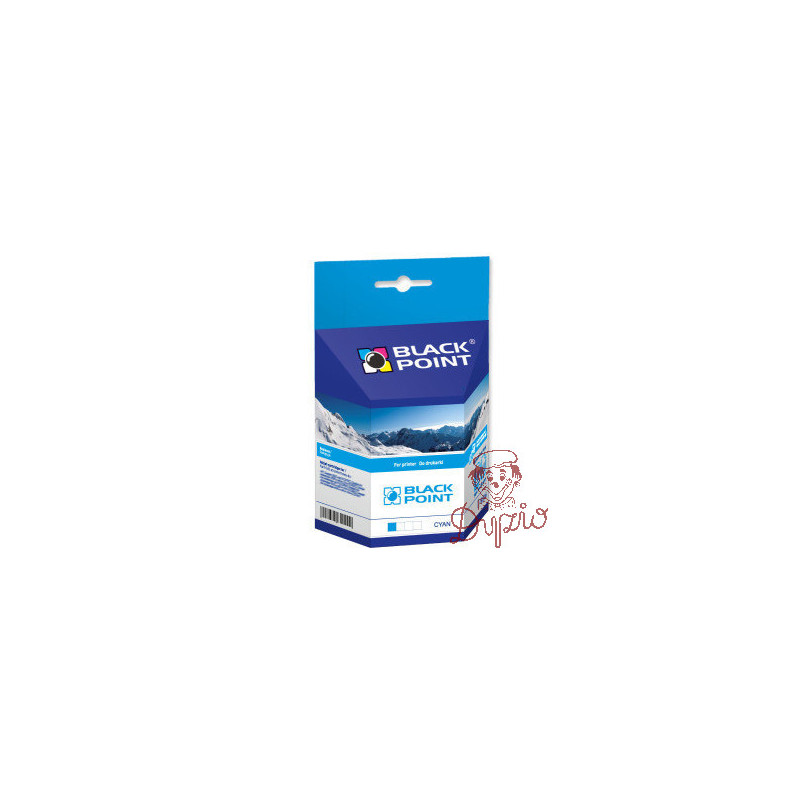 Tusz BLACK POINT (BPBLC1100/980XLC) niebieski 1500str zamiennik BROTHER (LC980C/LC1100C)