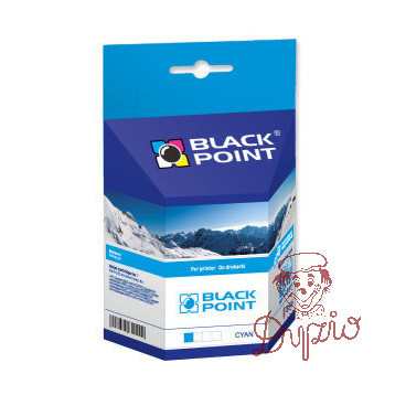 Tusz BLACK POINT (BPBLC1100/980XLC) niebieski 1500str zamiennik BROTHER (LC980C/LC1100C)