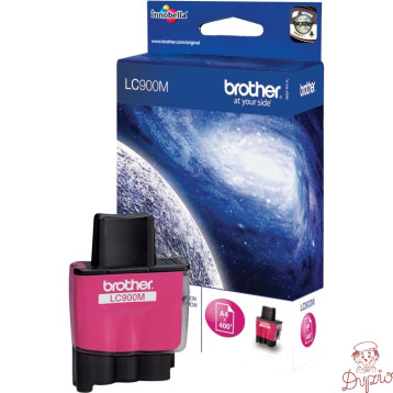 Tusz BROTHER (LC900M) purpurowy 400str MFC210C/410CN/5440CN