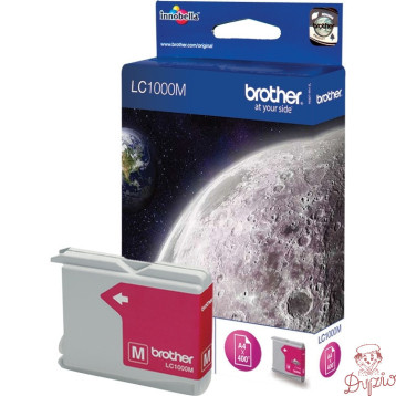 Tusz BROTHER (LC1000M) purpurowy 400str DCP330C/350/357/130C