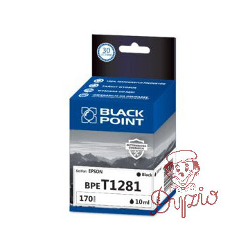 Tusz BLACK POINT (BPET1281) czarny 10ml zamiennik EPSON (T1281/C13T12814012)