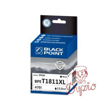 Tusz BLACK POINT (BPET1811XL) czarny 490str zamiennik EPSON (18XL/C13T18114010)