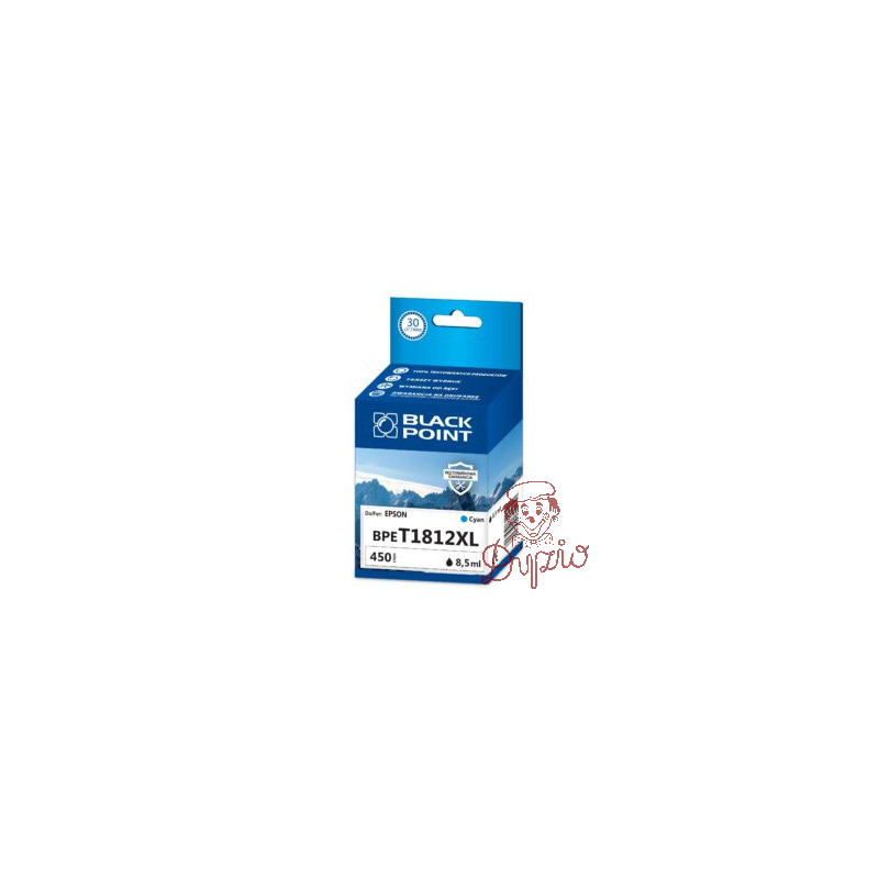Tusz BLACK POINT (BPET1812XL) niebieski 560str zamiennik EPSON (18XL/C13T18124010)