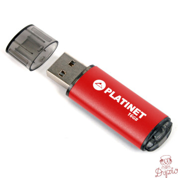 Pamięć USB-A 16GB PLATINET X-DEPO USB 2.0 czerwony (42174)