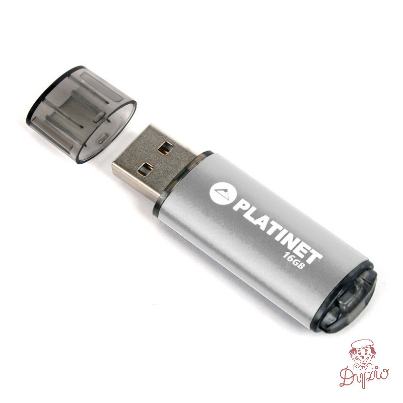 Pamięć USB-A 16GB PLATINET X-DEPO USB 2.0 srebrny (42175)
