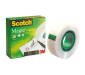 Taśma biurowa SCOTCH MAGIC 810 matowa 12x33m w pudełku 3M-70005258721