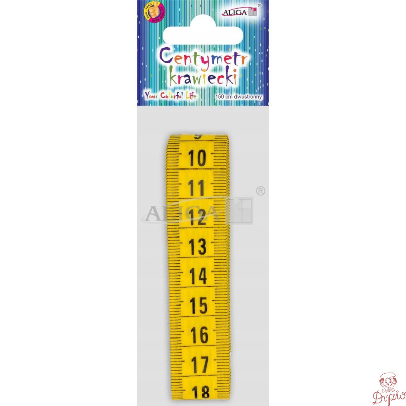 Centymetr krawiecki dwustronny 150cmx2cm CK-8695 ALIGA