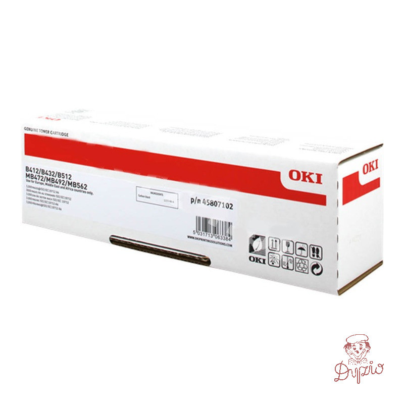 Toner OKI (45807102) czarny 3000str