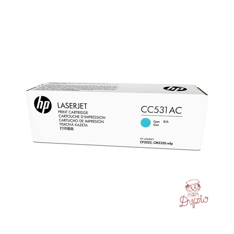 Toner HP 304A (CC531AC) niebieski 2800str korporacyjny CM2320/CP2020/CP2025
