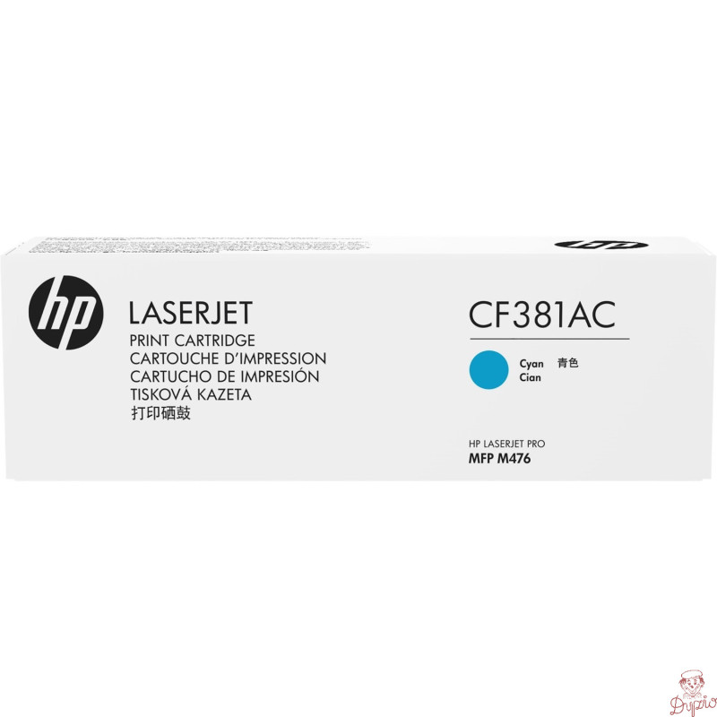 Toner HP 312A (CF381AC) niebieski 2700str korporacyjny LJ Pro M476