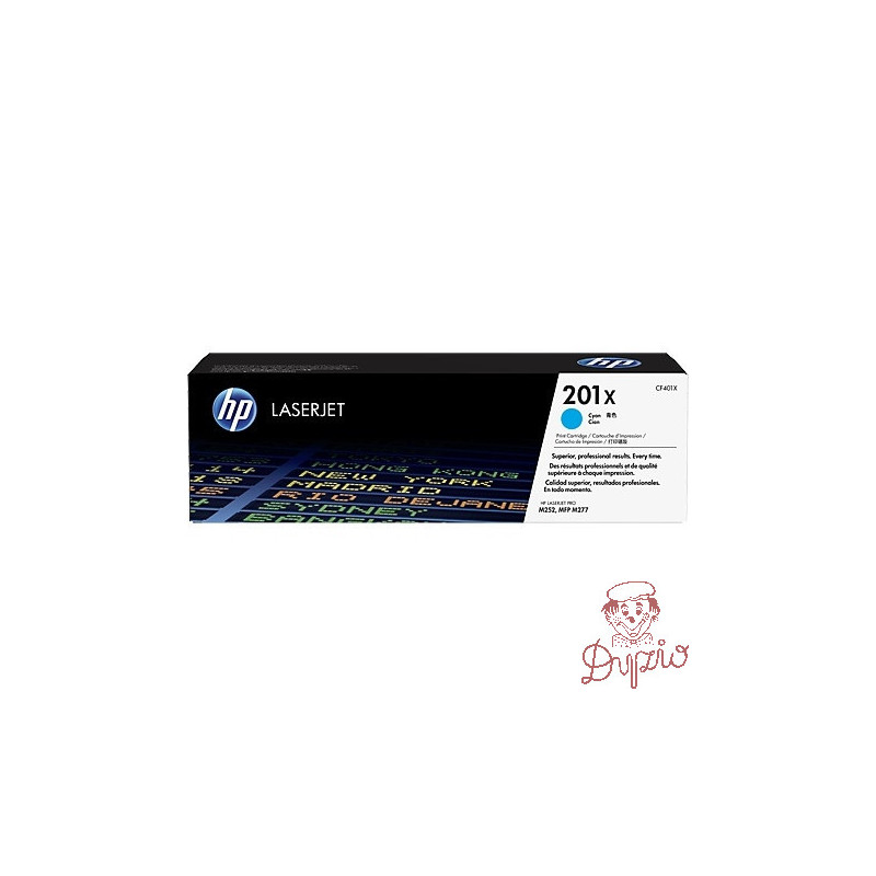 Toner HP 201X (CF401X) niebieski 2300str