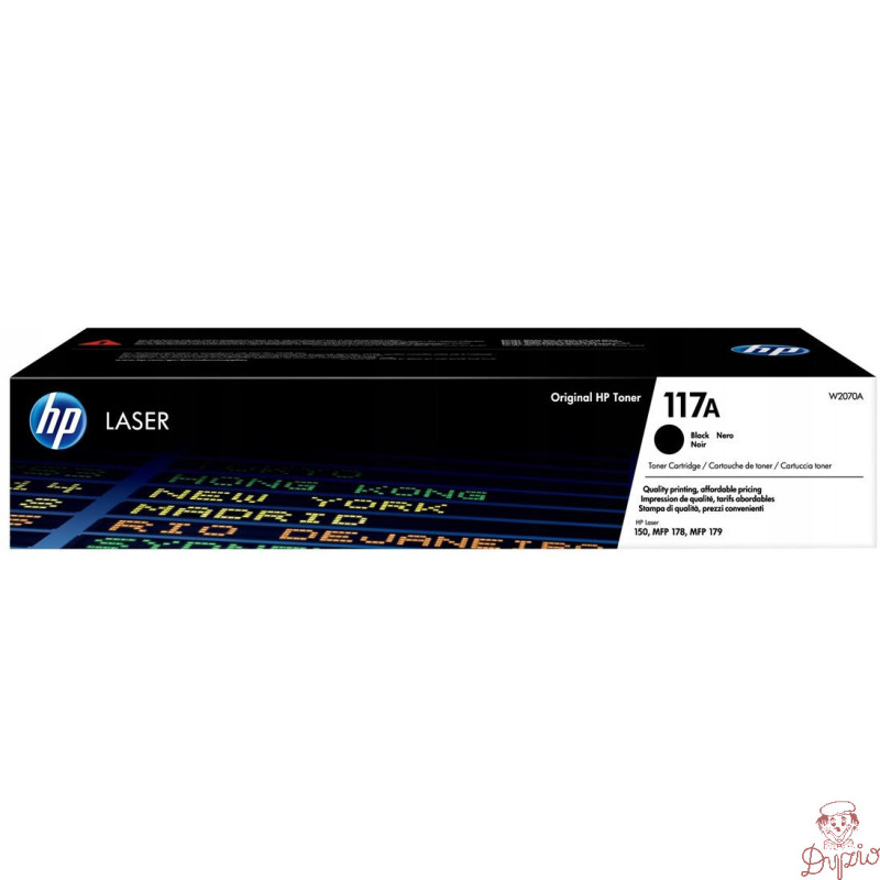 Toner HP 117A (W2070A) czarny 1000str