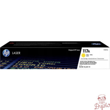 Toner HP 117A (W2072A) żółty 700str