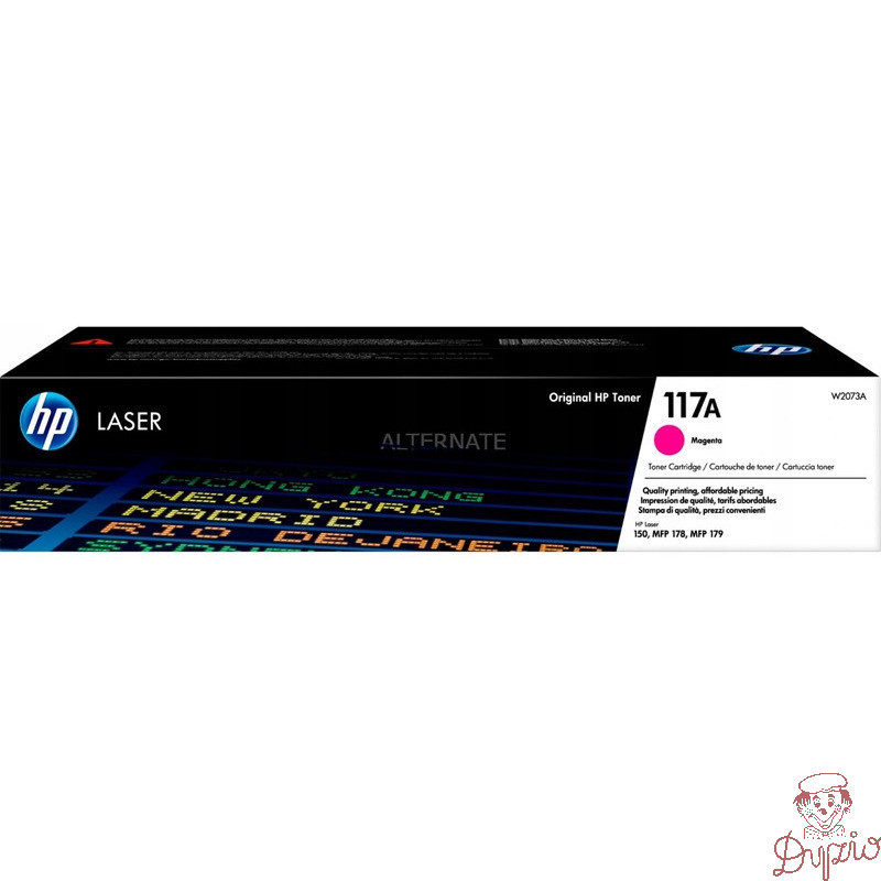 Toner HP 117A (W2073A) purpurowy 700str