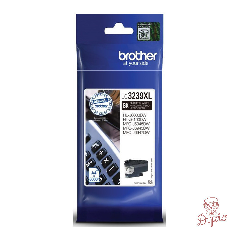 Tusz BROTHER (LC3239XLBK) czarny 111,40ml/6000str