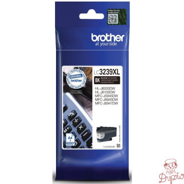 Tusz BROTHER (LC3239XLBK) czarny 111,40ml/6000str