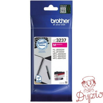 Tusz BROTHER (LC3237M) purpurowy 1500str