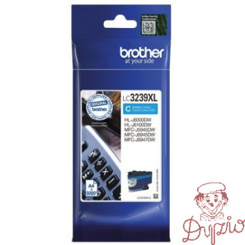 Tusz BROTHER (LC3239XLC) niebieski 5000str