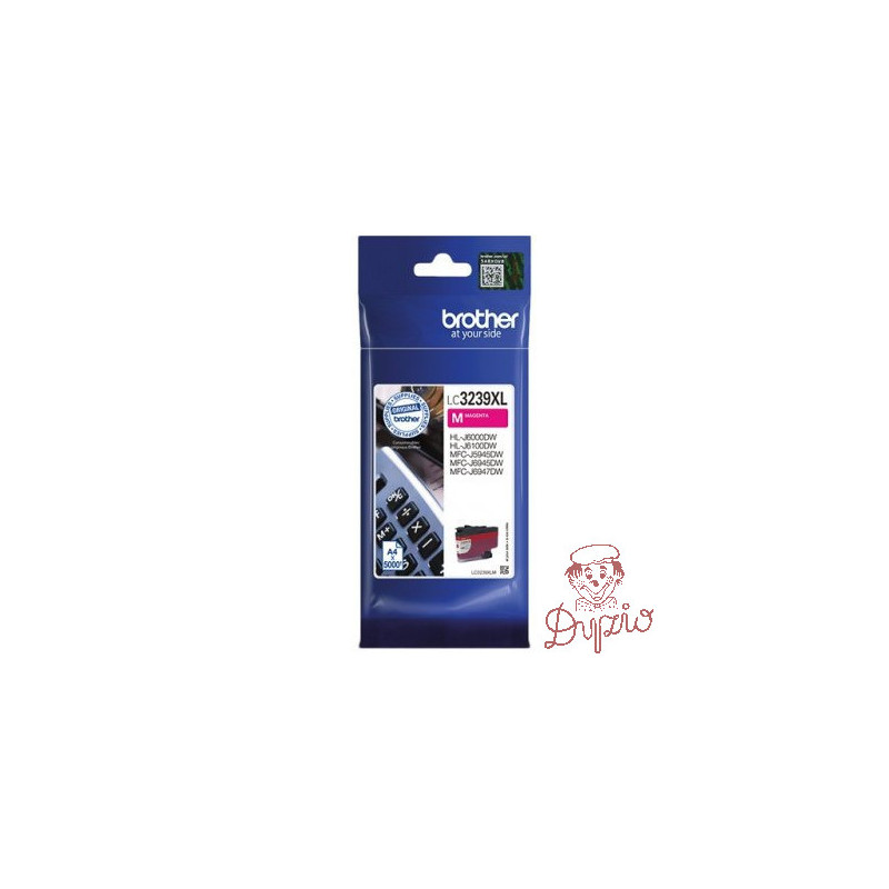Tusz BROTHER (LC3239XLM) purpurowy 5000str