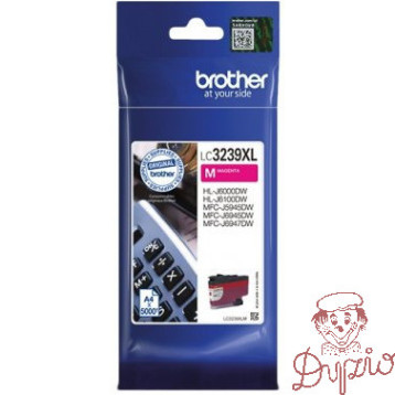 Tusz BROTHER (LC3239XLM) purpurowy 5000str