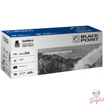 Toner BLACK POINT (LBPPH24A) czarny 4100str zamiennik HP (24A/Q2624A)