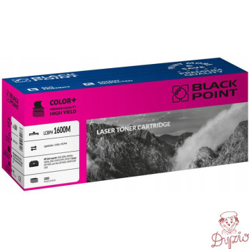 Toner BLACK POINT (LCBPH1600M) purpurowy 2000str zamiennik HP (124A/Q6003A)