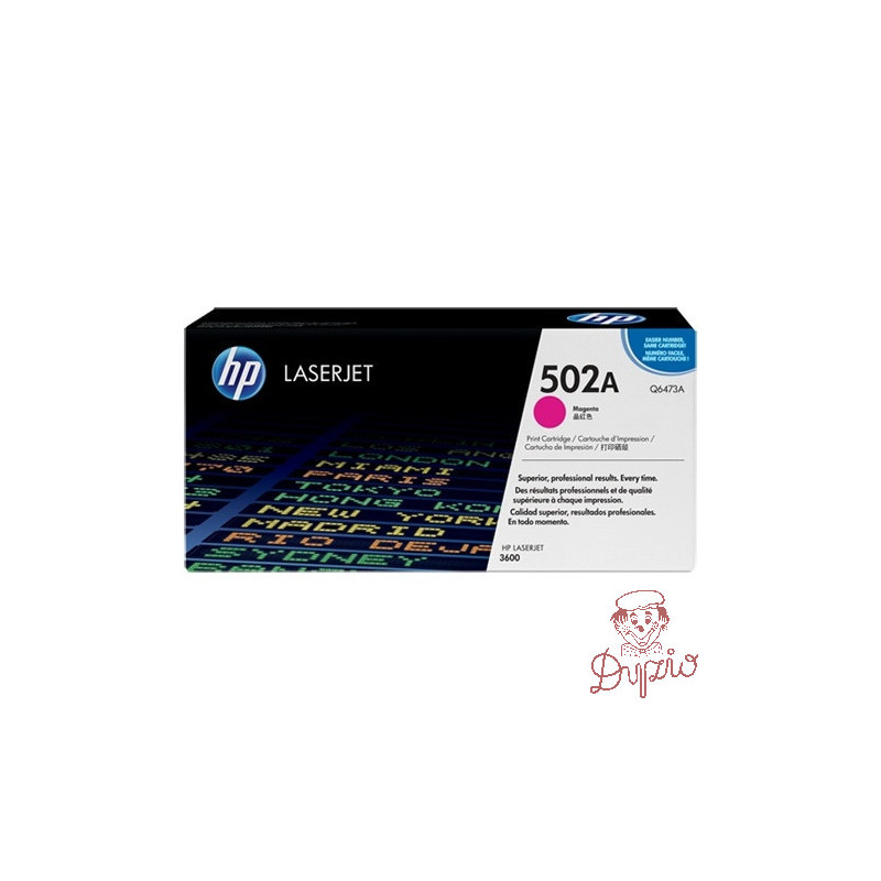Toner HP 502A (Q6473A) purpurowy 4000str 3600