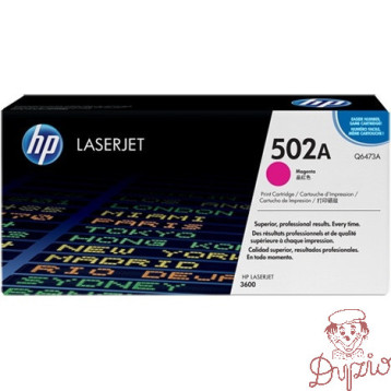 Toner HP 502A (Q6473A) purpurowy 4000str 3600